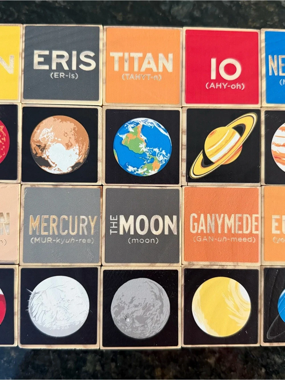 Wooden Planetary Blocks by Chop Shop - 20 Blocks